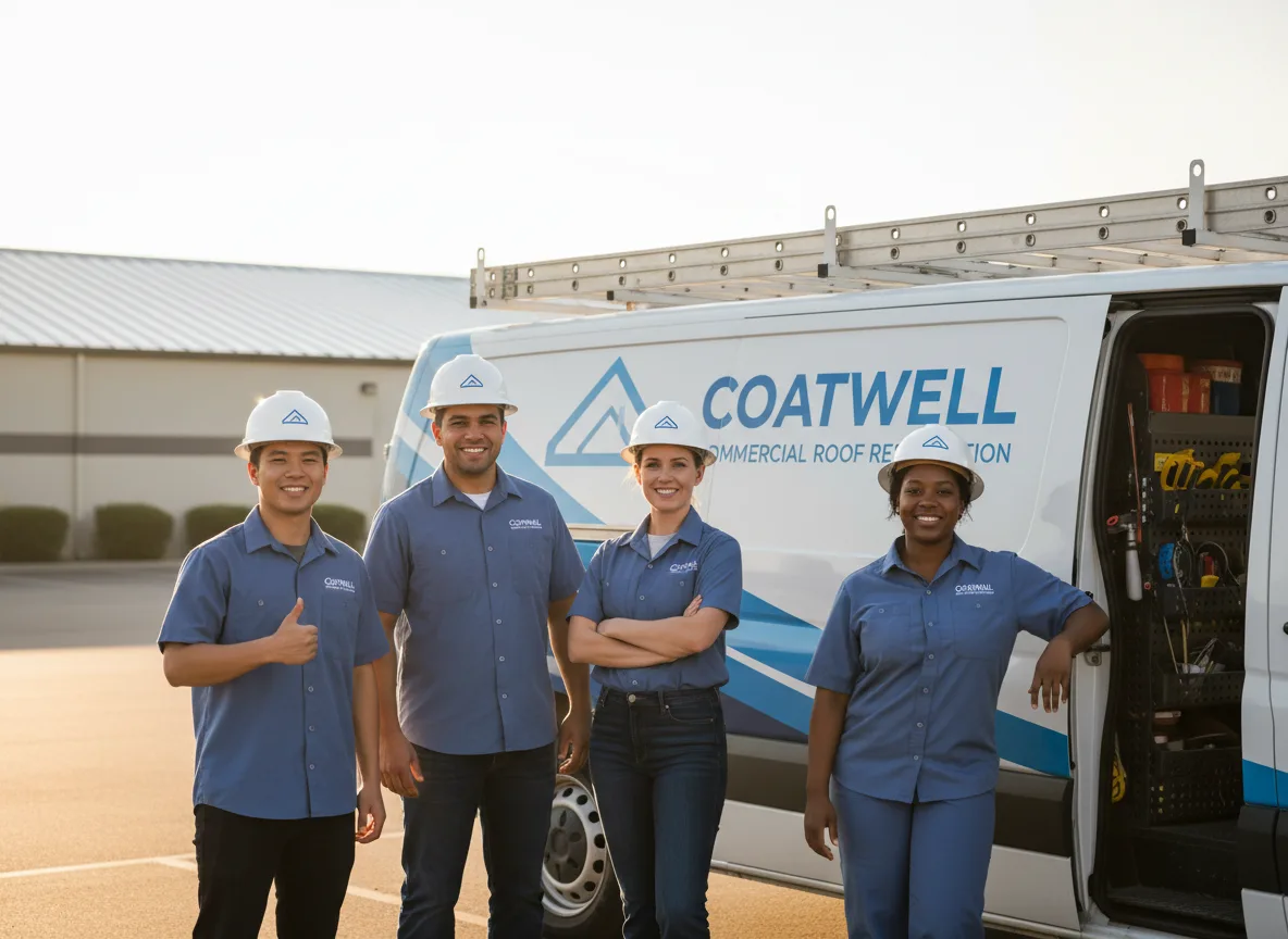 Commercial roof coating company in Columbus, TX